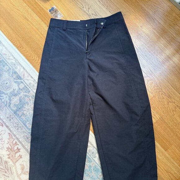 Uniqlo Women's Jersey Barrel Pants Size M in Navy - Picture 1 of 2